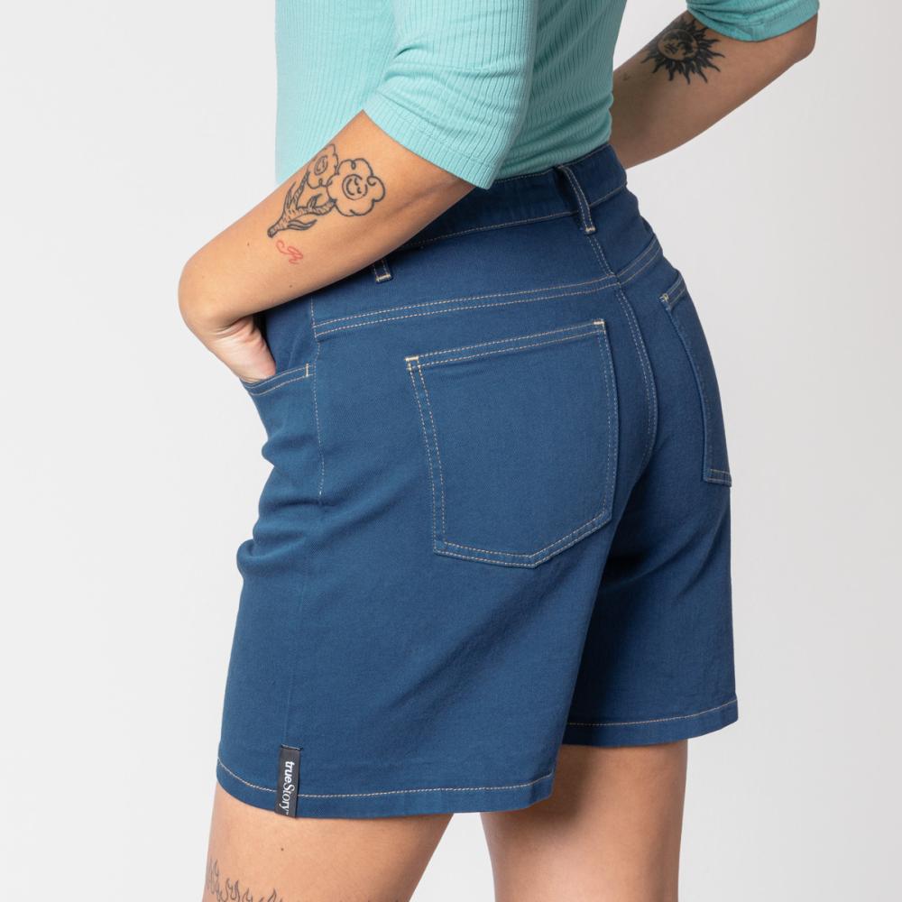 Living Crafts FEELIJA Jeans Shorts Farbe: dark blue denim Größe: 40